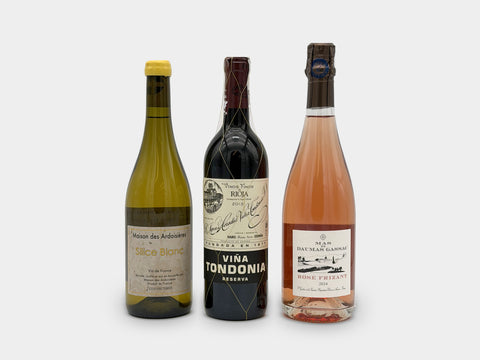 Cool Kids Wine Club Vol. 18 — Maison des Ardoisières Silice Blanc, Viña Tondonia Reserva 2013, and Mas de Daumas Gassac Rosé Frizant 2024