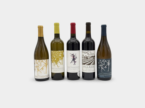 Iconic Producers Wine Club selection featuring five Matthiasson wines