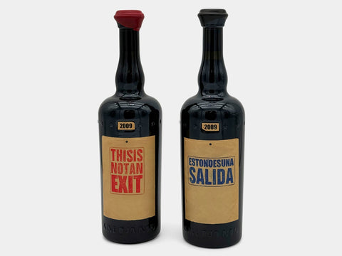 Sine Qua Non Estate 2009: This is not an exit Syrah and Esto no es una salida Grenache