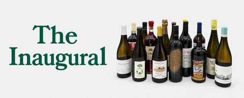 The Inaugural wine tasting banner